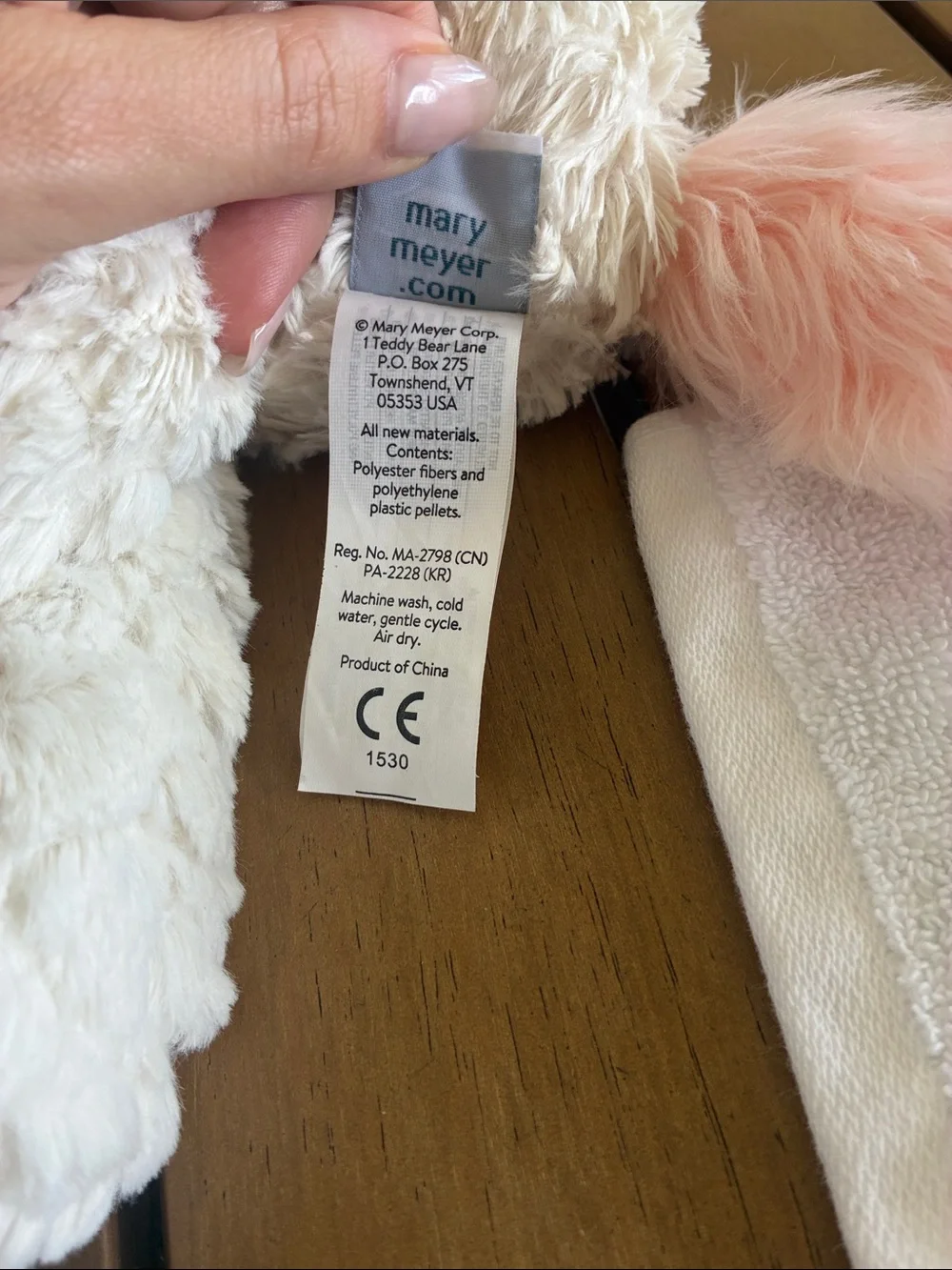 MARY MEYER PUTTY CREAM UNICORN
